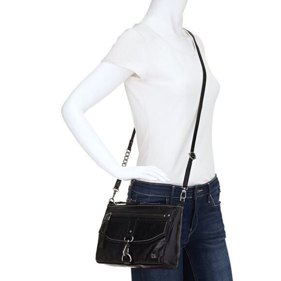 The Sak Black Onyx Ventura Leather Crossbody Bag - Picture 2 of 8